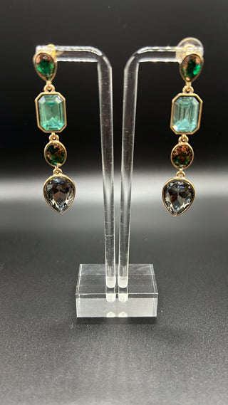 Hidden Gem (Earrings: Green)